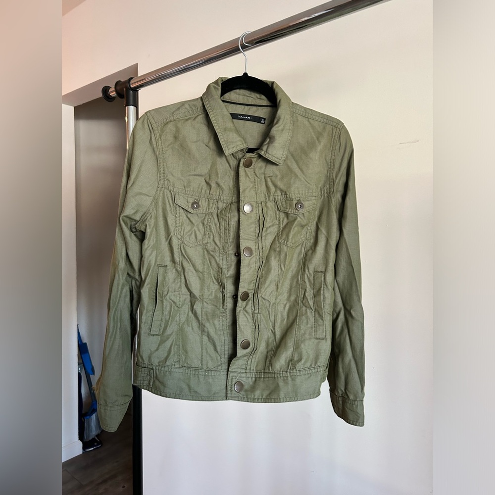 Green Tahari Utility Jacket